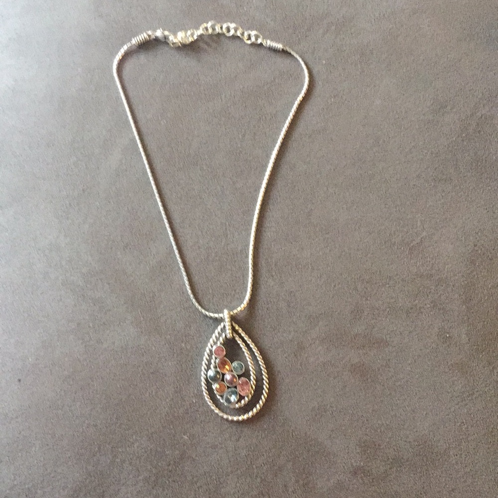 Brighton Monte Carlo Teardop Necklace. NWOT